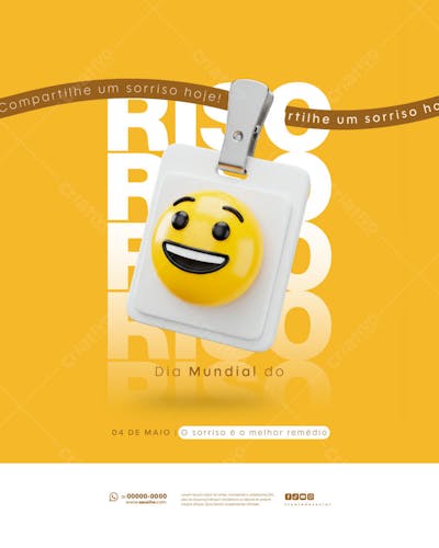 Dia Mundial do Riso 4 de Maio social media feed (2)