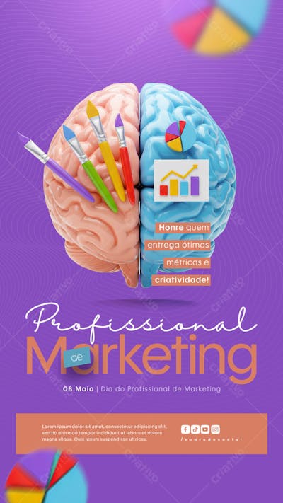 Dia do Profissional de Marketing 8 de Maio social media Story (1)