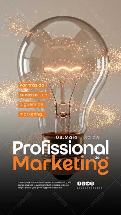 Dia do Profissional de Marketing 8 de Maio social media Story (3)