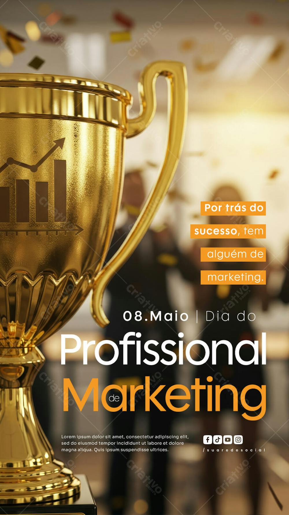 Dia do Profissional de Marketing 8 de Maio social media Story (2)