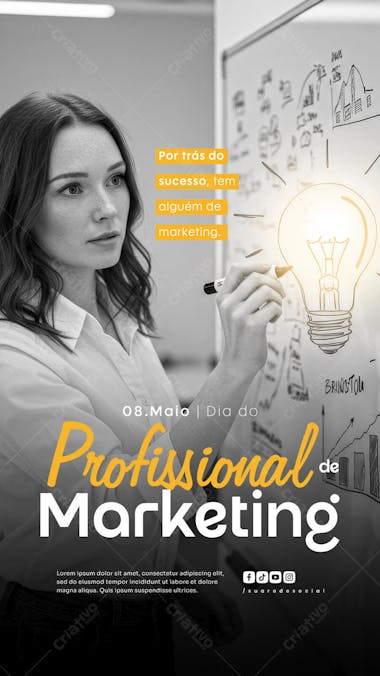 Dia do Profissional de Marketing 8 de Maio social media Story (4)