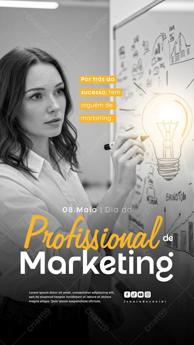 Dia do Profissional de Marketing 8 de Maio social media Story (4)