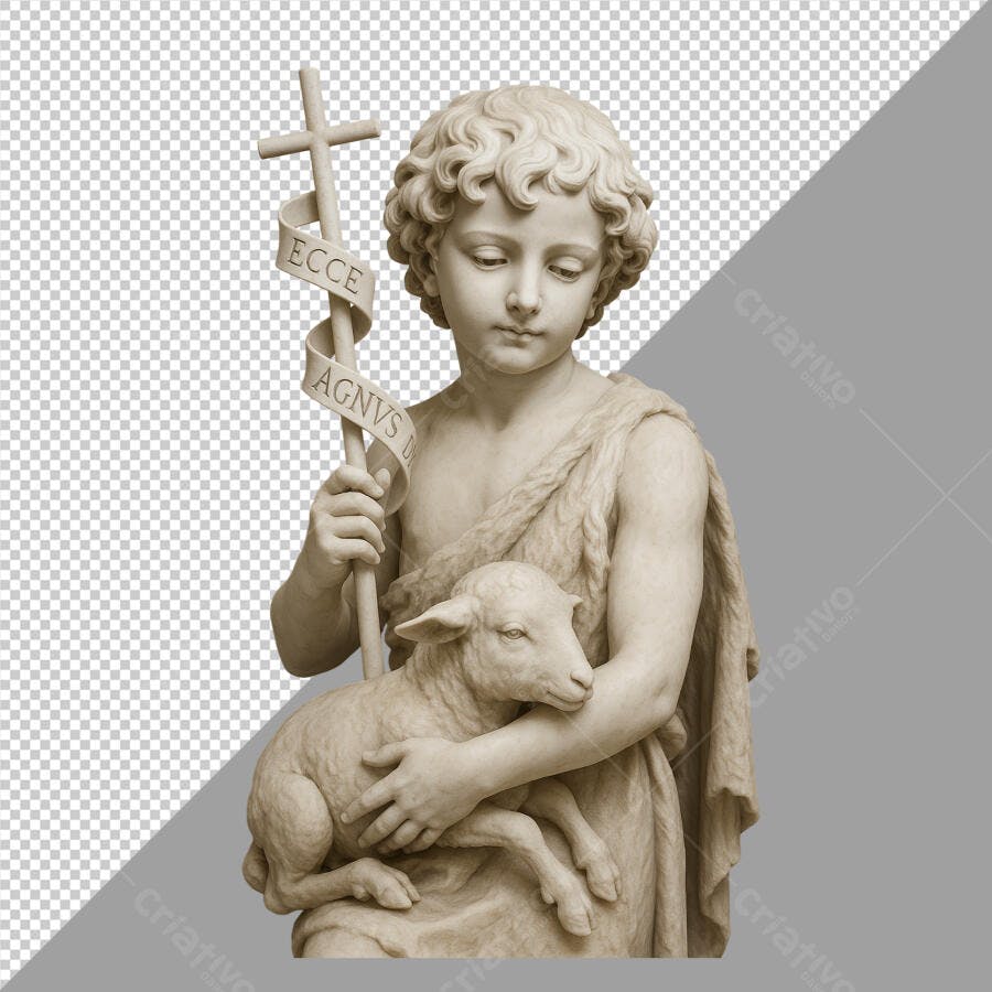 Imagem Sagrada PSD Editável para Páscoa