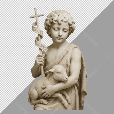 ESTÁTUA DE SÃO JOÃO PARA COMPOSIÇÕES 1
