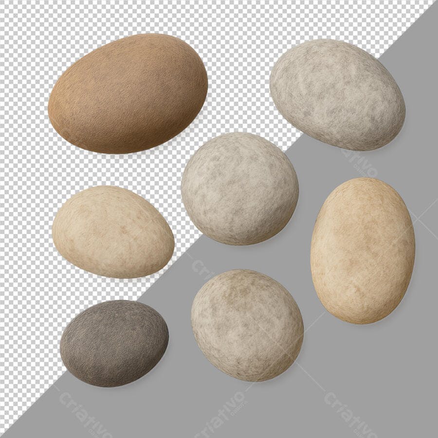 Mockup de Pedras para Projeto de Spa PSD Editável