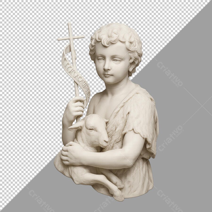Imagem Sagrada para Dia de Páscoa PSD Editável