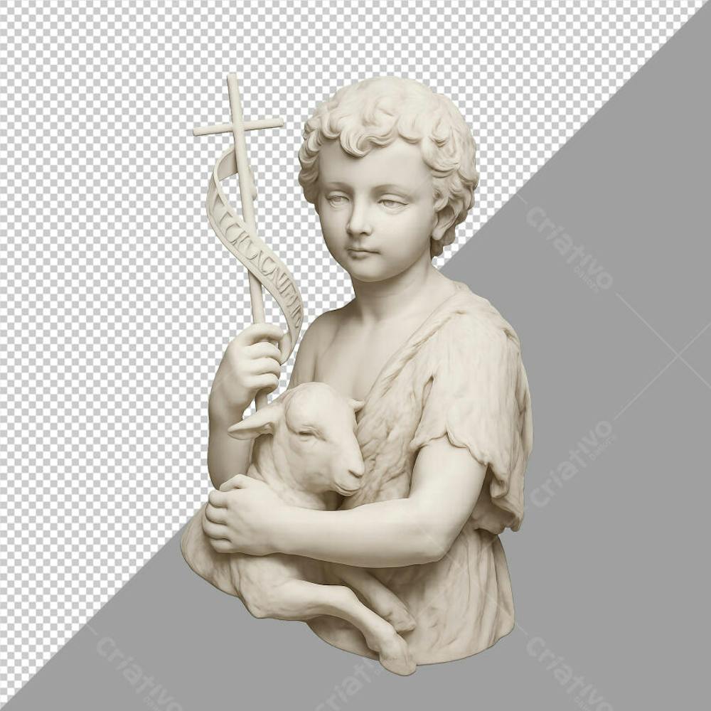 ESTÁTUA DE SÃO JOÃO PARA COMPOSIÇÕES