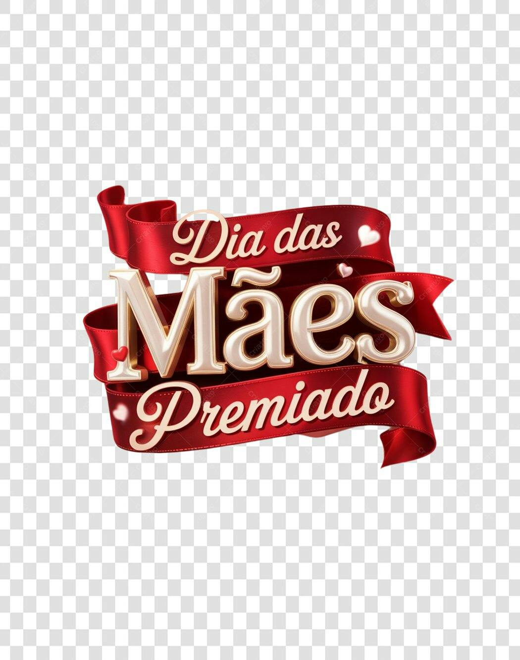 Banner Dia das Mães Premiado PNG com fundo transparente
