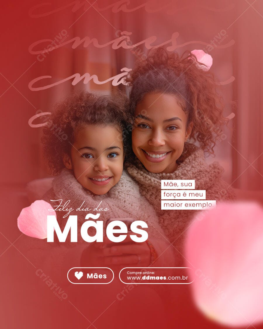 Flyer Dia das Mães PSD Editável