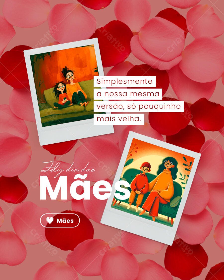 Postagem Dia das Mães PSD Editável