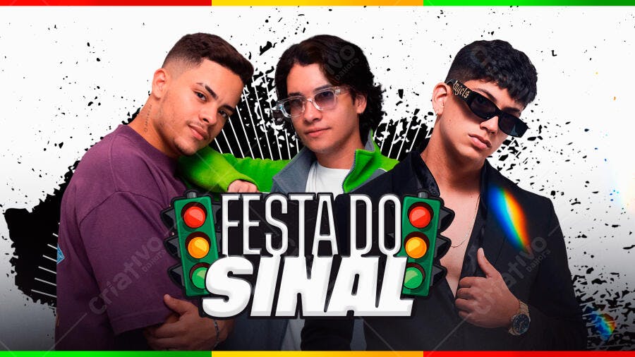 Flyer Festa do Sinal PSD Editável