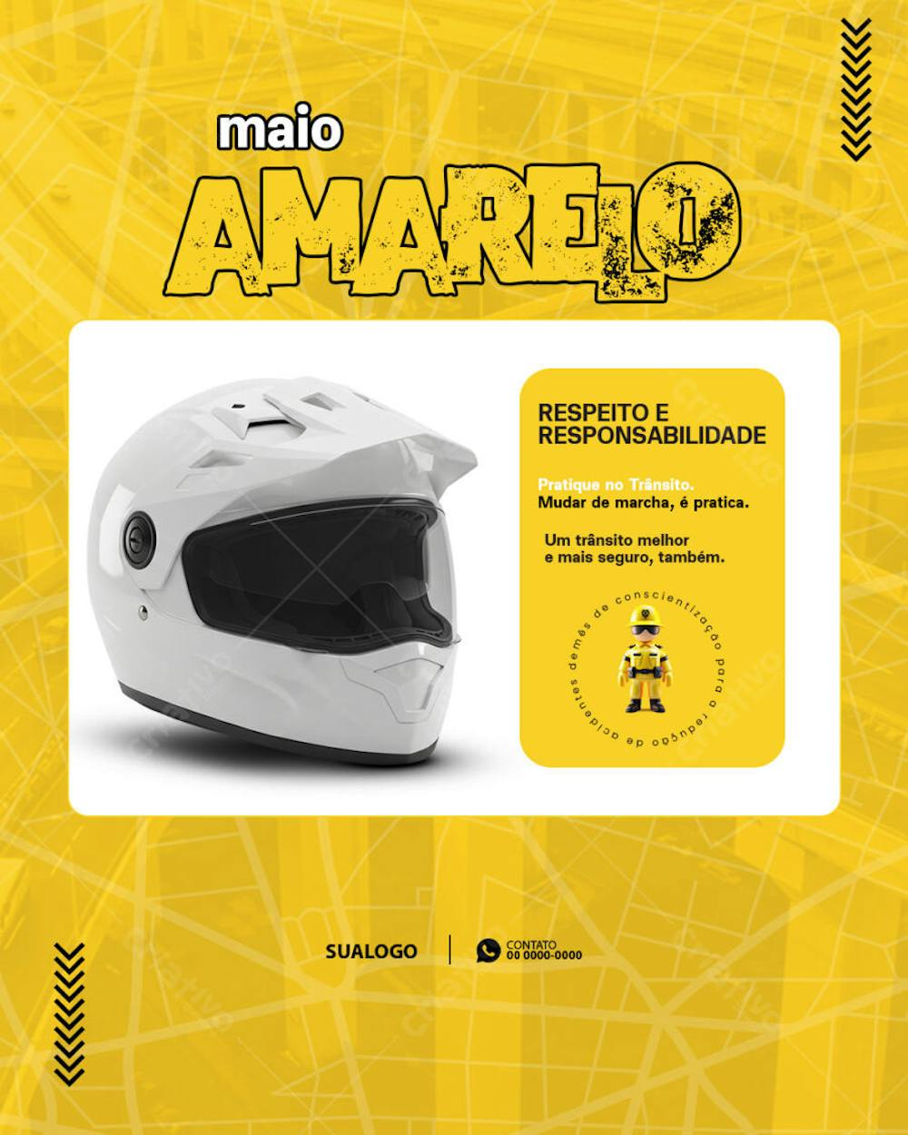 Maio Amarelo paz no trânsito começa por você