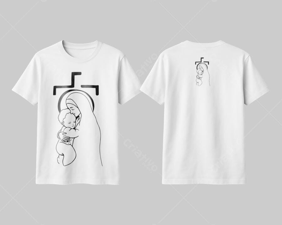 Camiseta Dia das Mães PSD Editável
