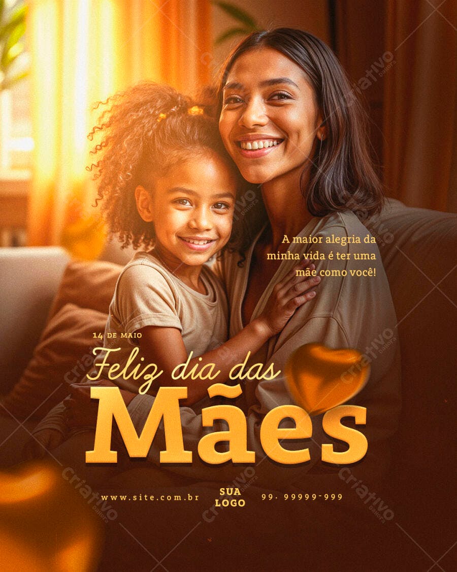 Flyer Dia das Mães PSD Editável