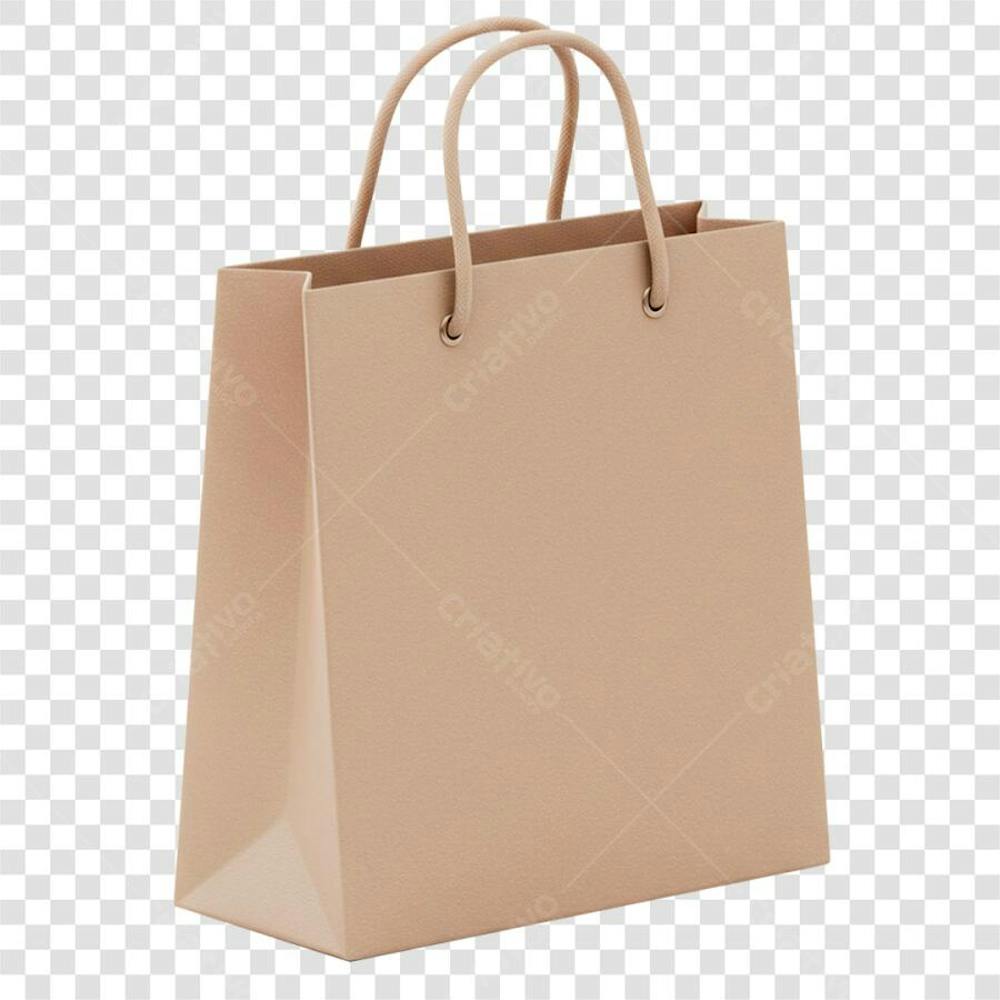 SACOLA DE COMPRAS RENDER 3D DIA DO CONSUMIDOR