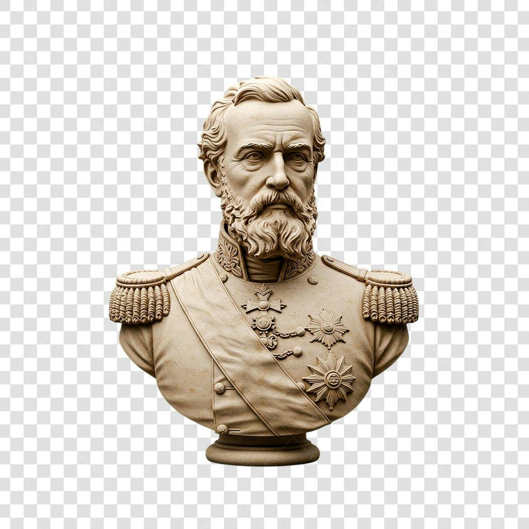 Mockup busto militar PNG com fundo transparente