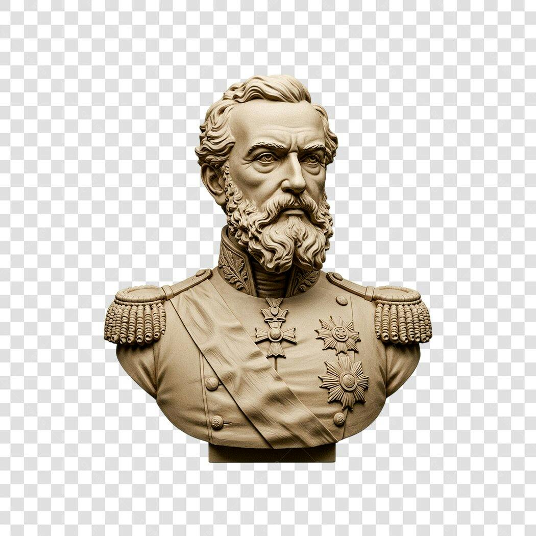 PNG busto militar com fundo transparente