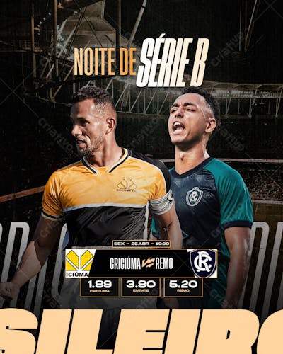 Jogo do Dia - Criciúma X Remo