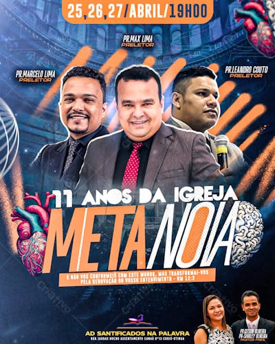 11 ANOS DA IGREJA METANOIA