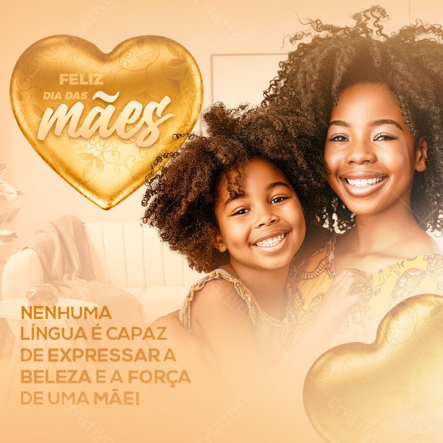 Postagem Dia das Mães PSD Editável