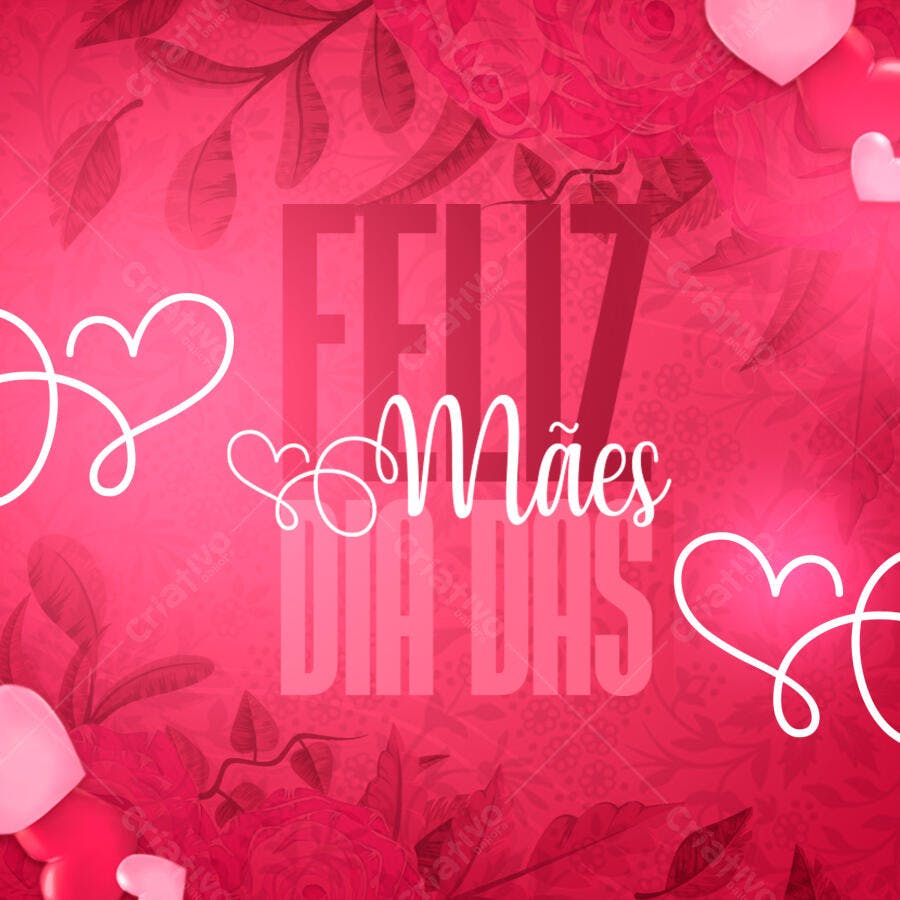 Postagem Dia das Mães PSD Editável
