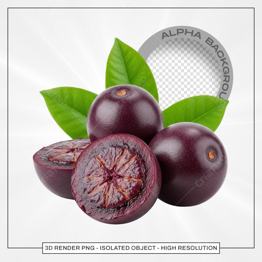 Mockup de Jabuticaba PSD Editável para Embalagens