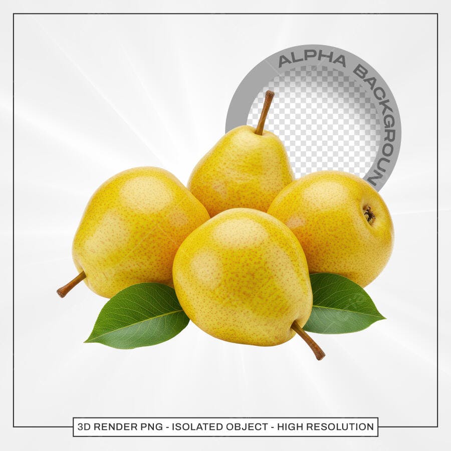 Logotipo Fruta Amarela PSD Editável