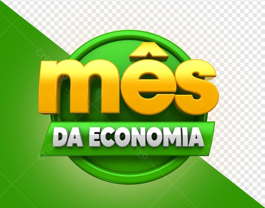 Logo Mês da Economia PSD Editável