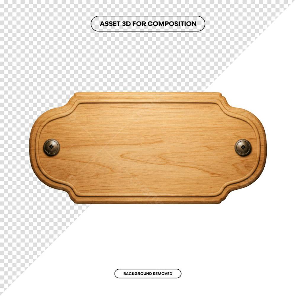 PLACA DE MADEIRA ELEMENTO 3D PARA COMPOSIÇÃO PNG SÃO JOÃO FESTA JUNINA SHOW EVENTO (162)