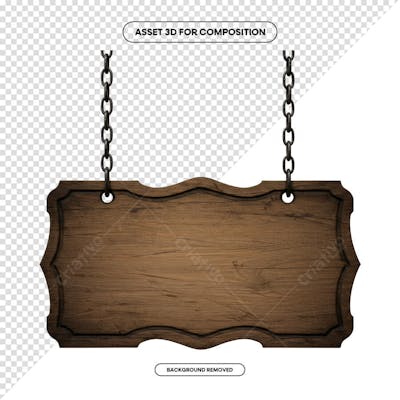 PLACA DE MADEIRA ELEMENTO 3D PARA COMPOSIÇÃO PNG SÃO JOÃO FESTA JUNINA SHOW EVENTO (210)