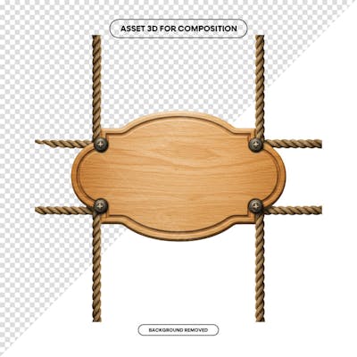 PLACA DE MADEIRA ELEMENTO 3D PARA COMPOSIÇÃO PNG SÃO JOÃO FESTA JUNINA SHOW EVENTO (179)