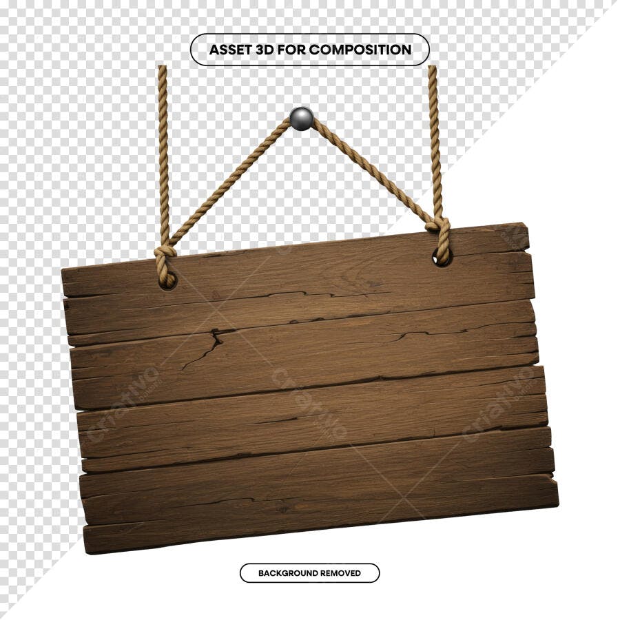 Placa de Madeira para Festa Junina PSD Editável