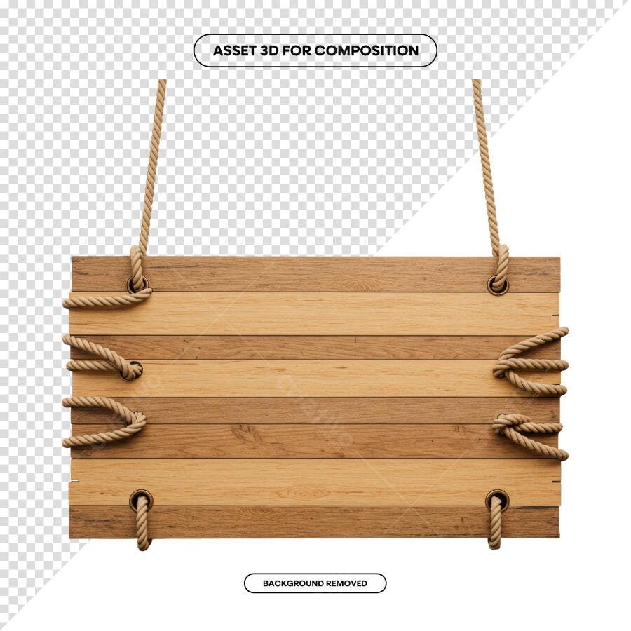 Placa de Madeira para Cardápio de Restaurante PSD Editável
