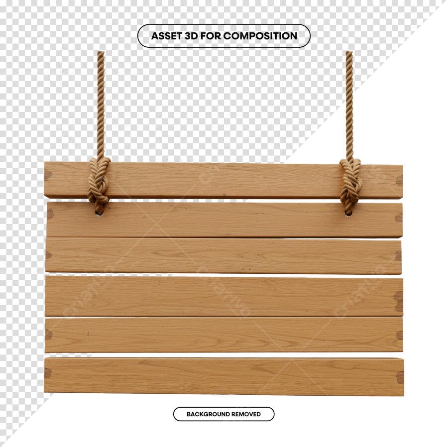 Placa de Madeira para Cardápio PSD Editável