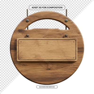 PLACA DE MADEIRA ELEMENTO 3D PARA COMPOSIÇÃO PNG SÃO JOÃO FESTA JUNINA SHOW EVENTO (197)