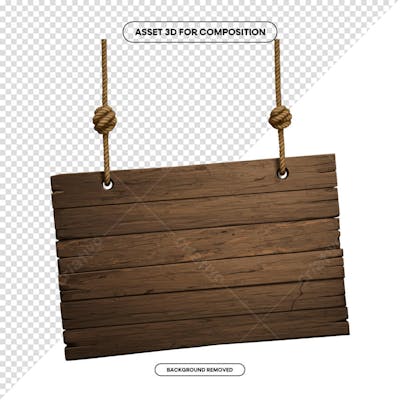 PLACA DE MADEIRA ELEMENTO 3D PARA COMPOSIÇÃO PNG SÃO JOÃO FESTA JUNINA SHOW EVENTO (186)