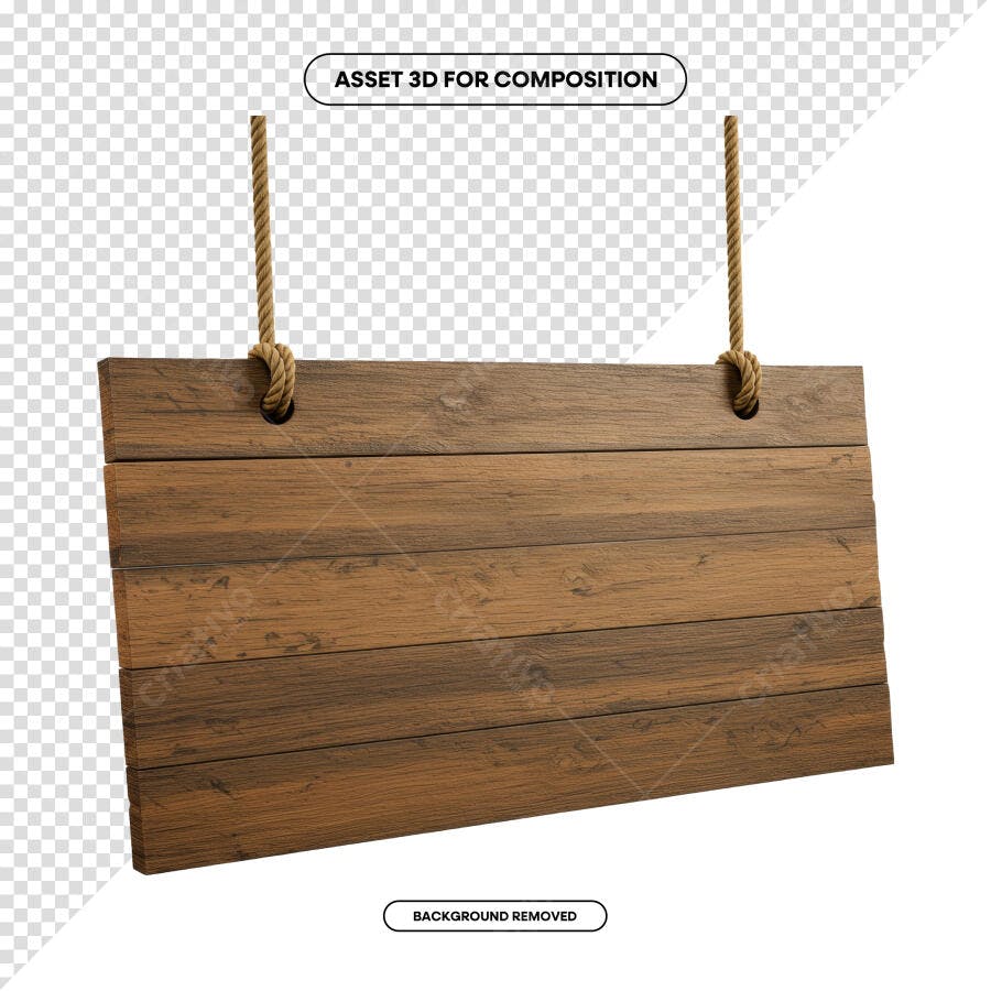 Placa de Madeira para Cardápio de Restaurante PSD Editável