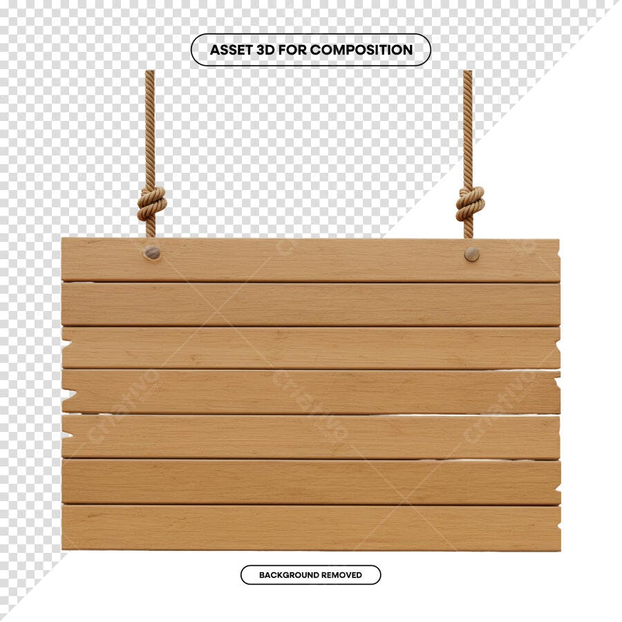 Placa de Madeira para Cardápio PSD Editável