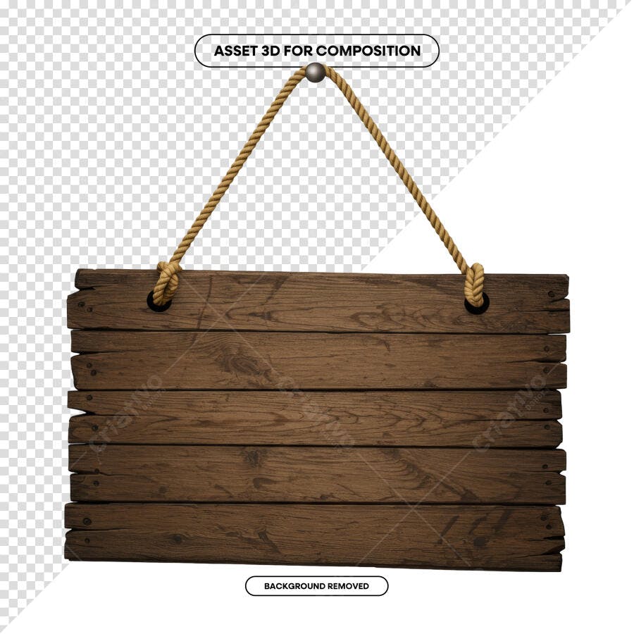 Placa de Madeira PSD Editável para Anúncios de Outono
