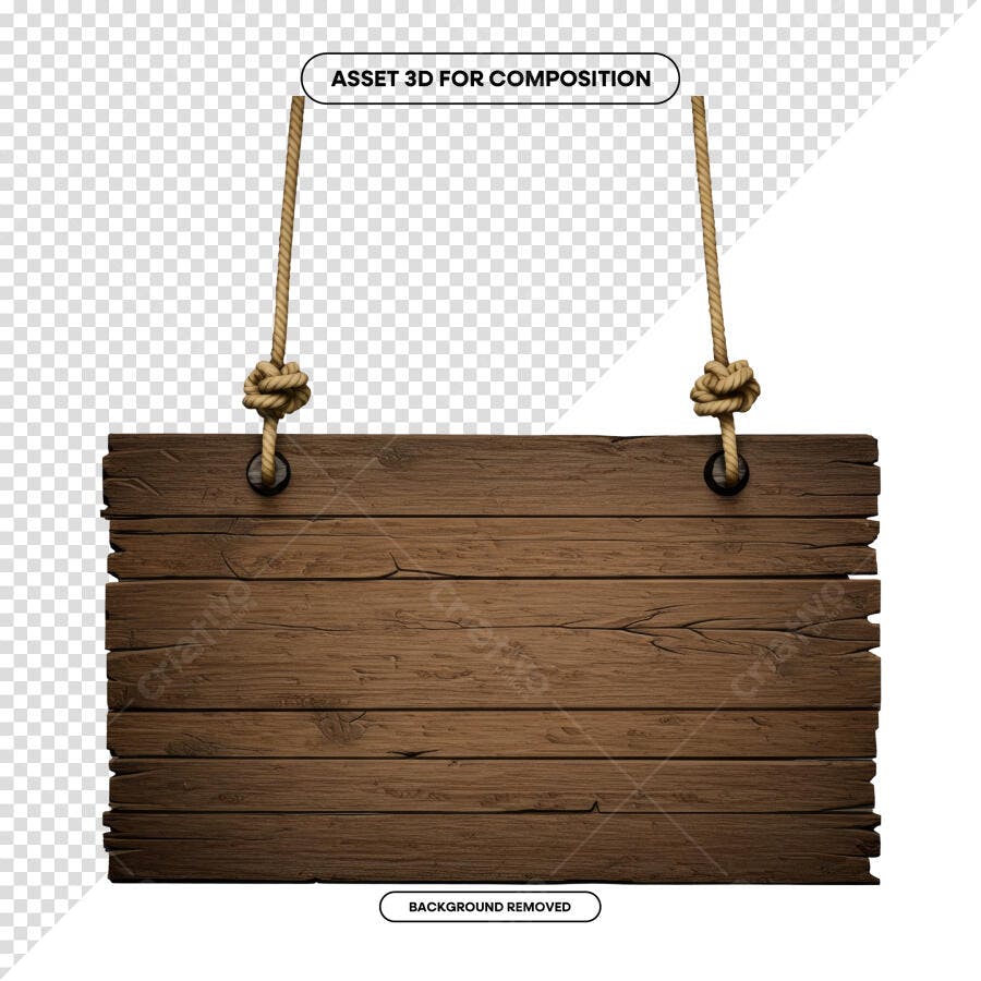 Placa de Madeira para Cardápio de Restaurante PSD Editável