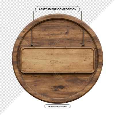 PLACA DE MADEIRA ELEMENTO 3D PARA COMPOSIÇÃO PNG SÃO JOÃO FESTA JUNINA SHOW EVENTO (200)