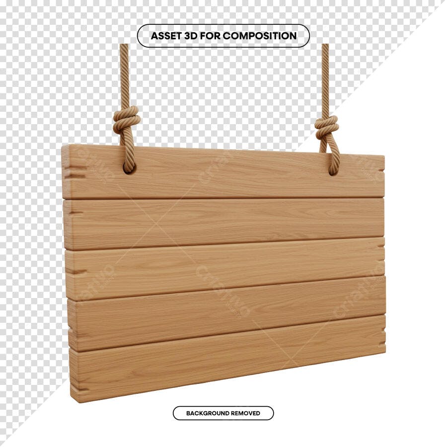 Placa de Madeira para Cardápio de Restaurante PSD Editável
