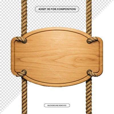 PLACA DE MADEIRA ELEMENTO 3D PARA COMPOSIÇÃO PNG SÃO JOÃO FESTA JUNINA SHOW EVENTO (209)
