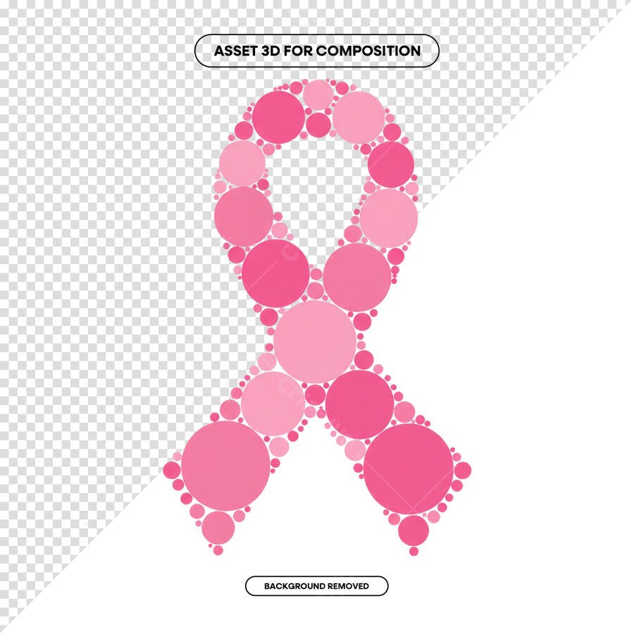 Imagem PSD para Outubro Rosa PSD Editável