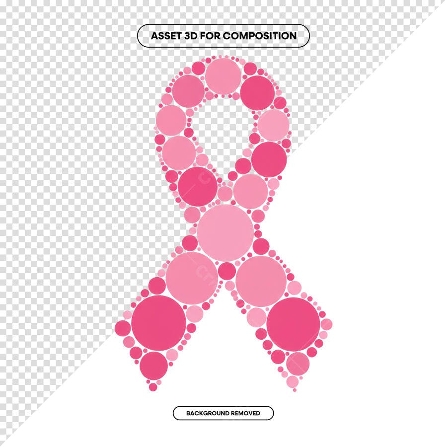 Imagem PSD para Outubro Rosa Editável