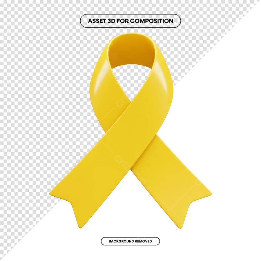 Fita Amarela PSD Editável para Setembro Amarelo