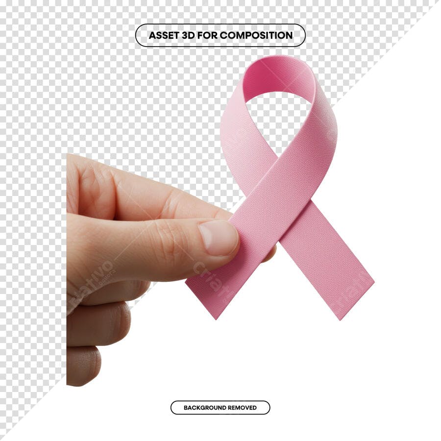 Imagem PSD para Outubro Rosa Editável