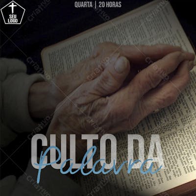 FLYER GOSPEL, CULTO, LOUVOR, ADORAÇÃO, JOVENS CRISTÃO, PSD (80)