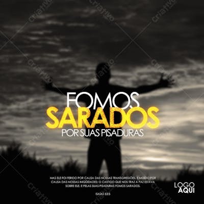 FLYER GOSPEL, CULTO, LOUVOR, ADORAÇÃO, JOVENS CRISTÃO, PSD (48)