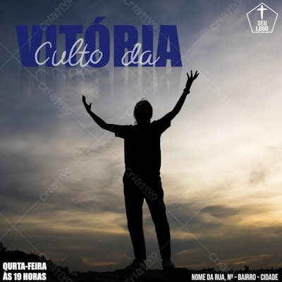 FLYER GOSPEL, CULTO, LOUVOR, ADORAÇÃO, JOVENS CRISTÃO, PSD (38)